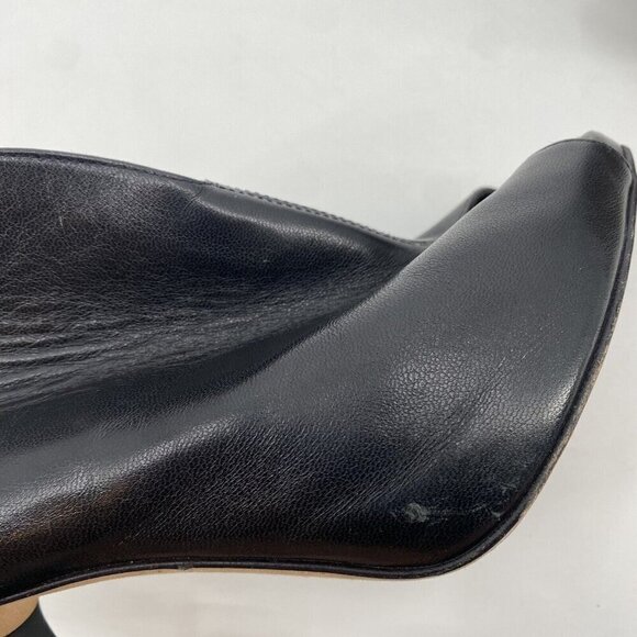 Giuseppe Zanotti Open Toe Ankle Lamb Leather Stiletto Booties Size 37 / US 7 - Picture 9 of 12